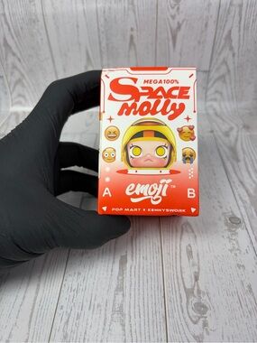 Space Molly Emoji Pop Mart Collectible -